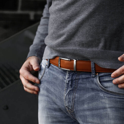 Alternative view of Enkelt Set - Cognac / Metall