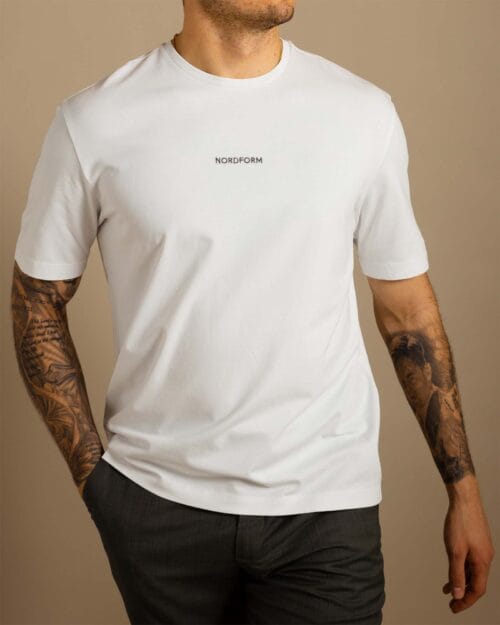 T-Shirt - Relaxed, Vit
