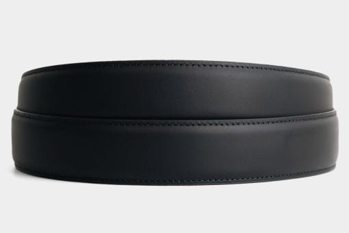Mattsvart Läder - 3.7 cm
