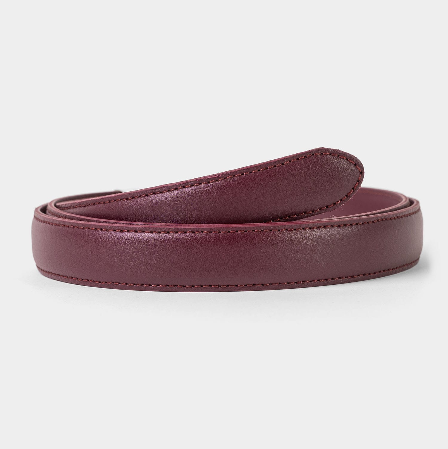 Burgundy Läder 2.5 cm